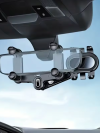 360° Rotating Car Rearview Mirror Phone Holder - Perfect for Kids and Adults - Compatible with Phones and GPS Devices - Image 2